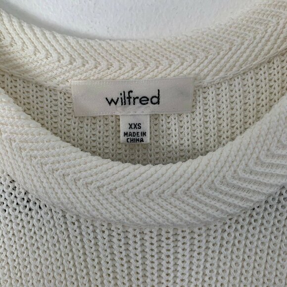 Aritzia Wilfred Size XXS Palmier Sleeveless Tunic Sweater Lagenlook Minimalist - Picture 7 of 8